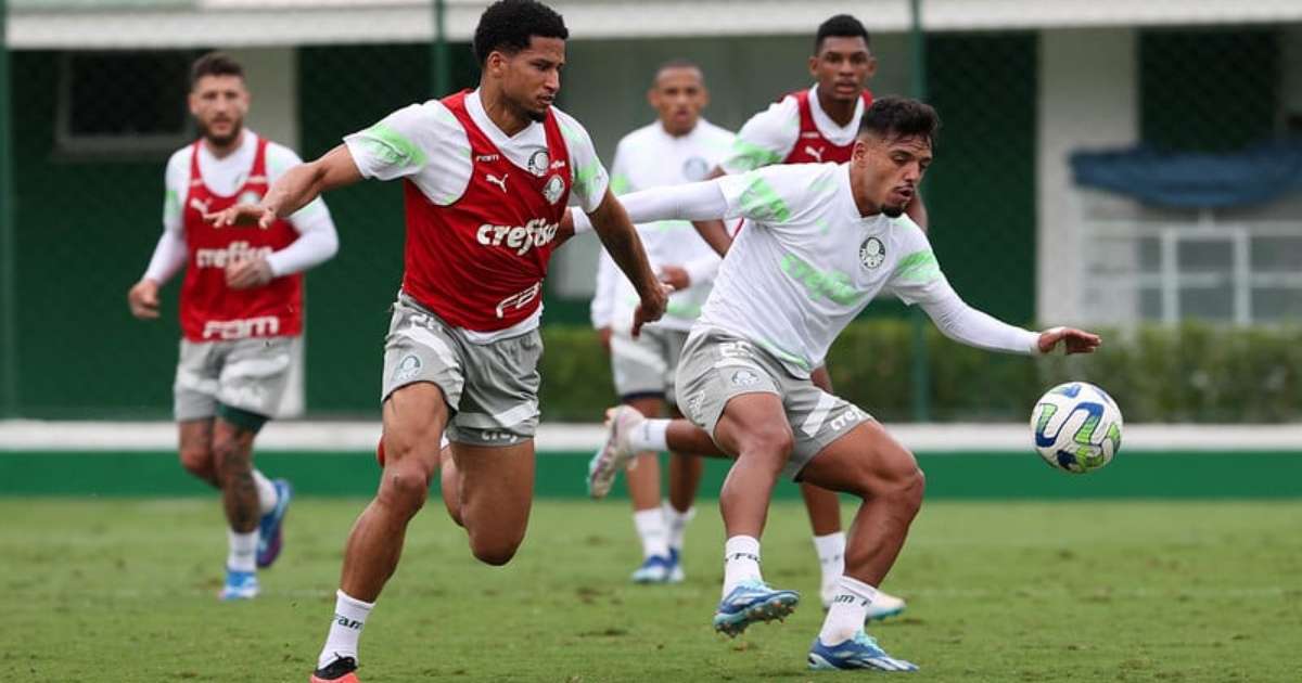 Palmeiras faz coletivo de uma hora visando duelo com o Atlético-MG