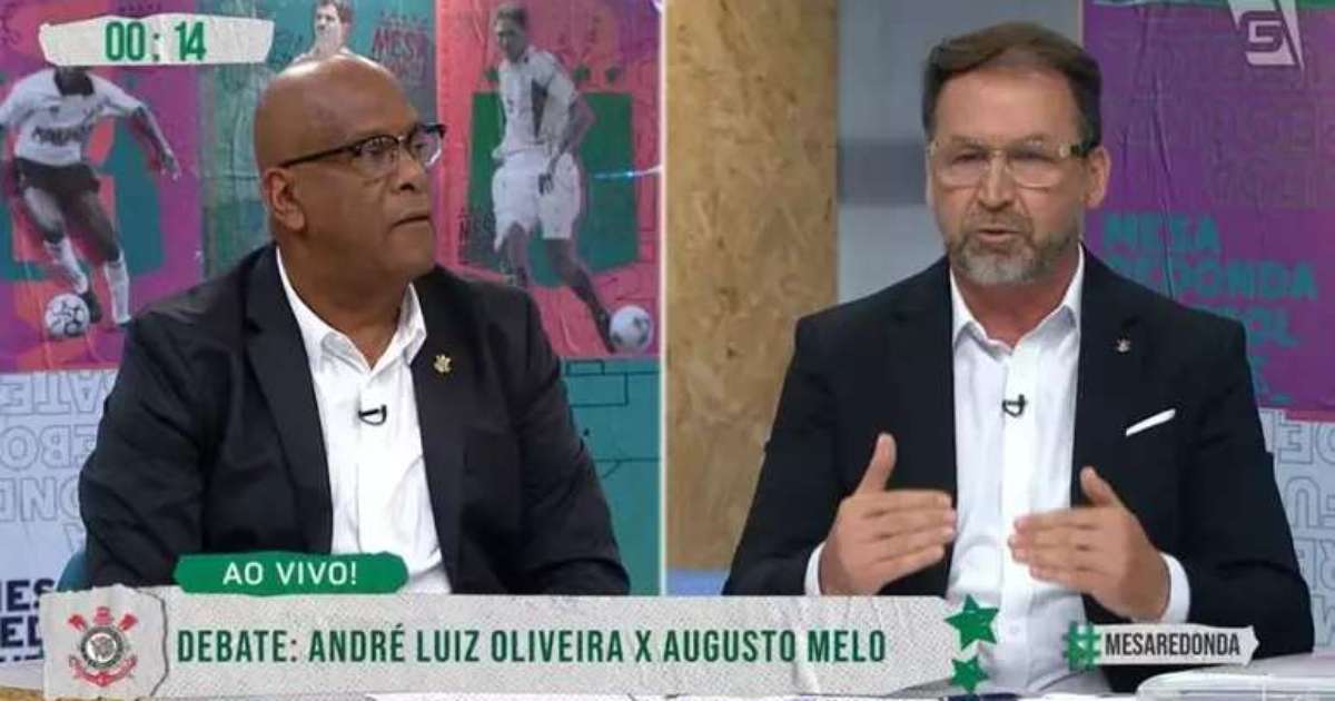 André Negão e Augusto Melo se confrontaram em debate na TV Gazeta
