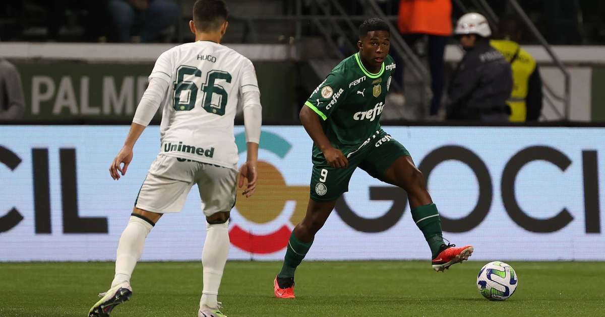 Endrick pode voltar a ser titular do Palmeiras no Allianz Parque após três meses