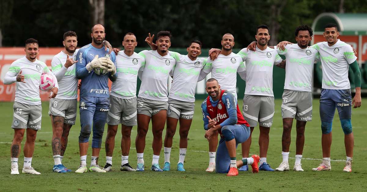 Com retorno de selecionáveis, Palmeiras fecha preparação para pegar o Atlético-MG