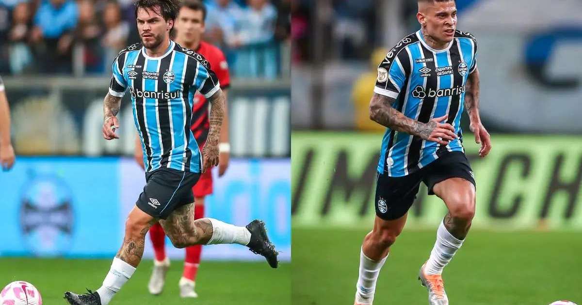 Nathan e Iturbe tem lesões confirmadas pelo Grêmio e serão desfalques para Renato Gaúcho