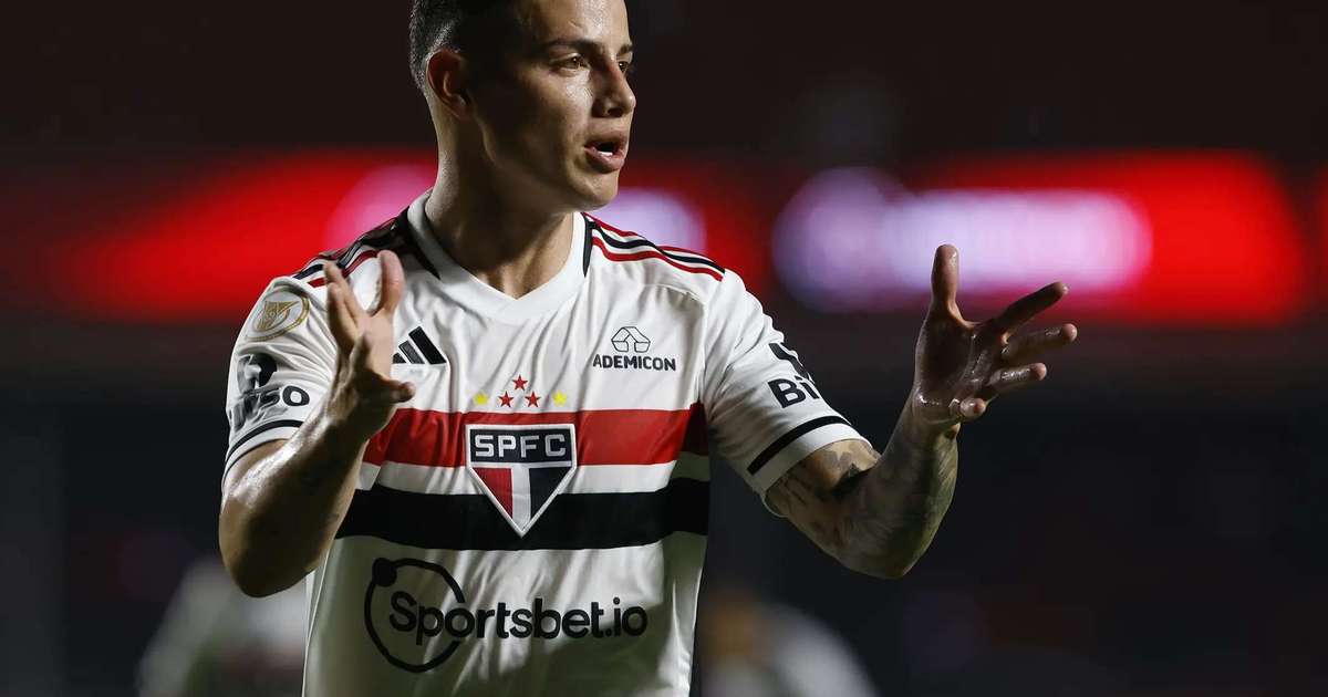 Com James titular e Luciano no banco, São Paulo está escalado para enfrentar o Grêmio