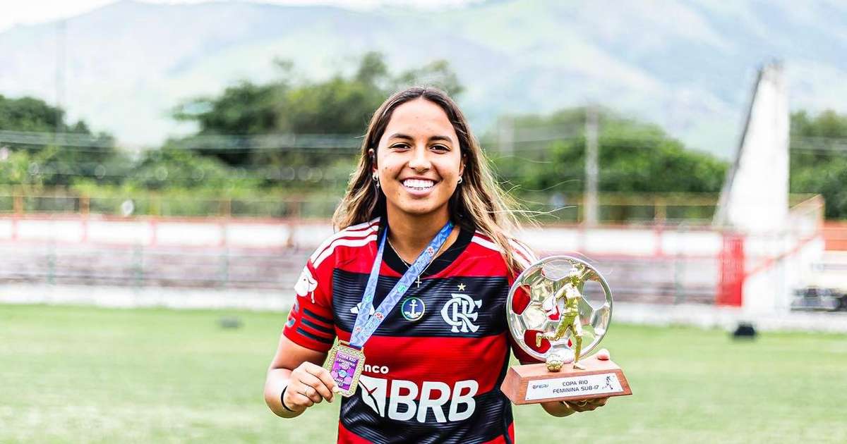 Cecília Alves é campeã da Copa Rio Feminina sub-17 pelo Flamengo