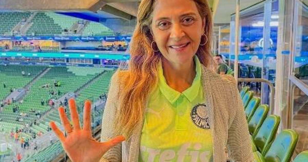 Leila publica foto com número 5 após goleada do Palmeiras e depois apaga