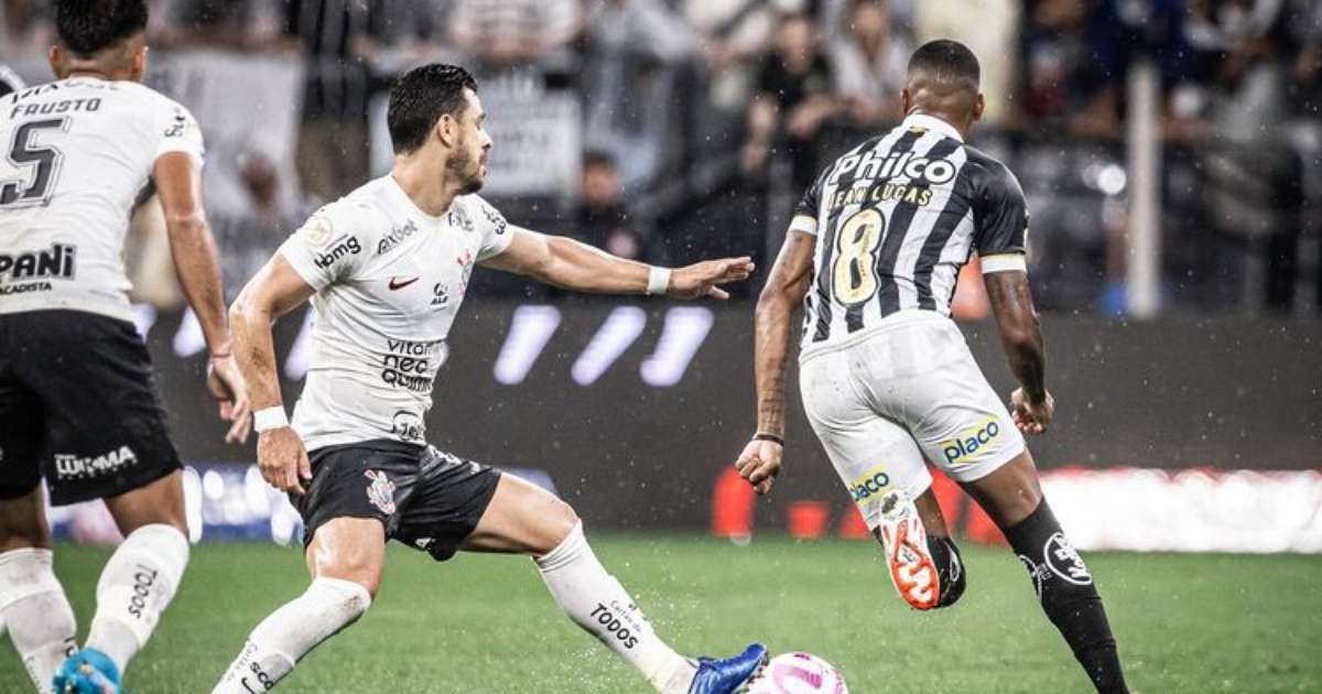 Corinthians e Santos empatam em clássico polêmico e seguem