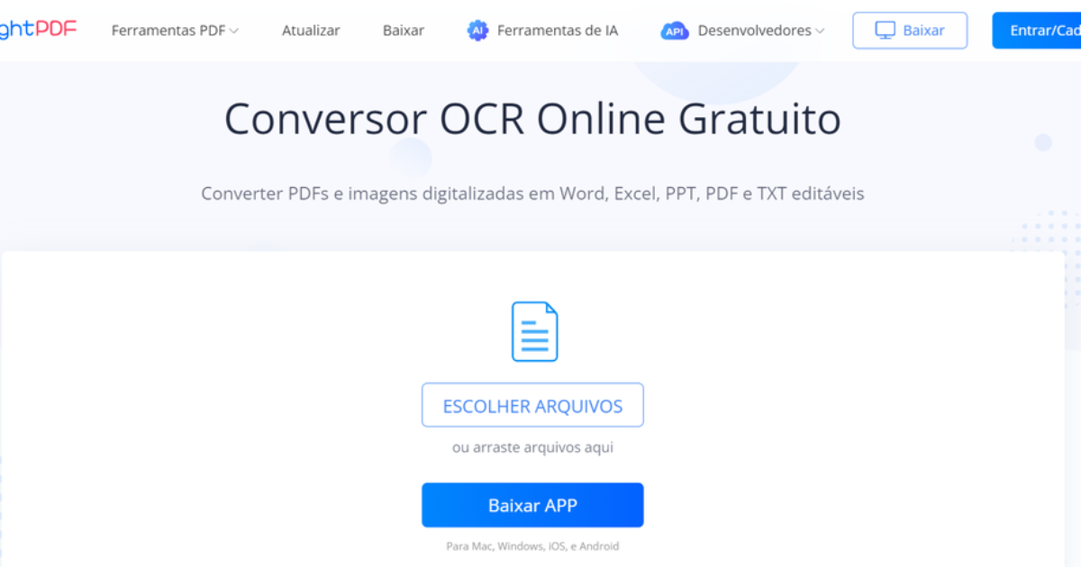 5 leitores OCR para converter PDF em texto