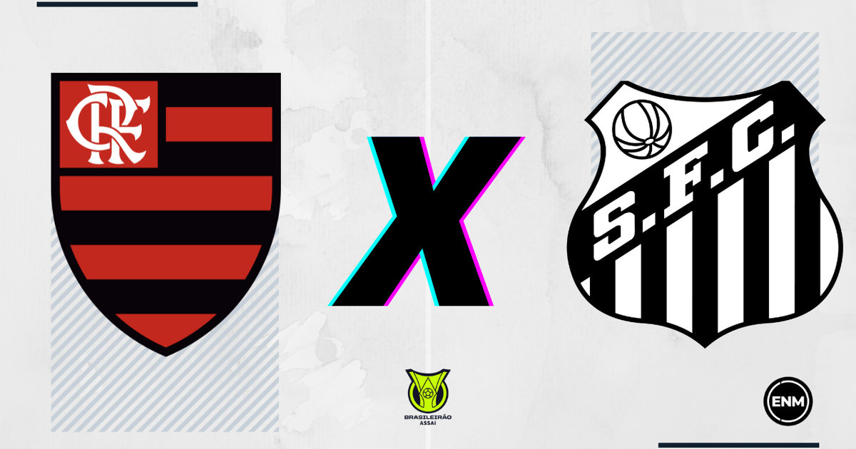 Flamengo x Santos: veja onde assistir, escalações, desfalques e arbitragem, brasileirão série a