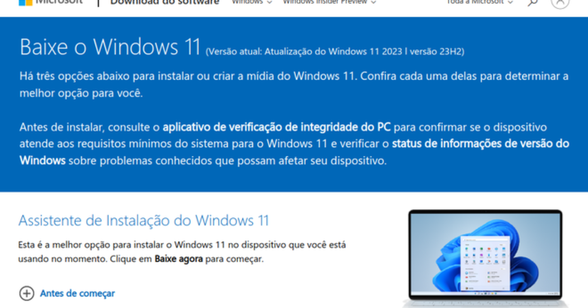 How to download the Windows 11 23H2 ISO