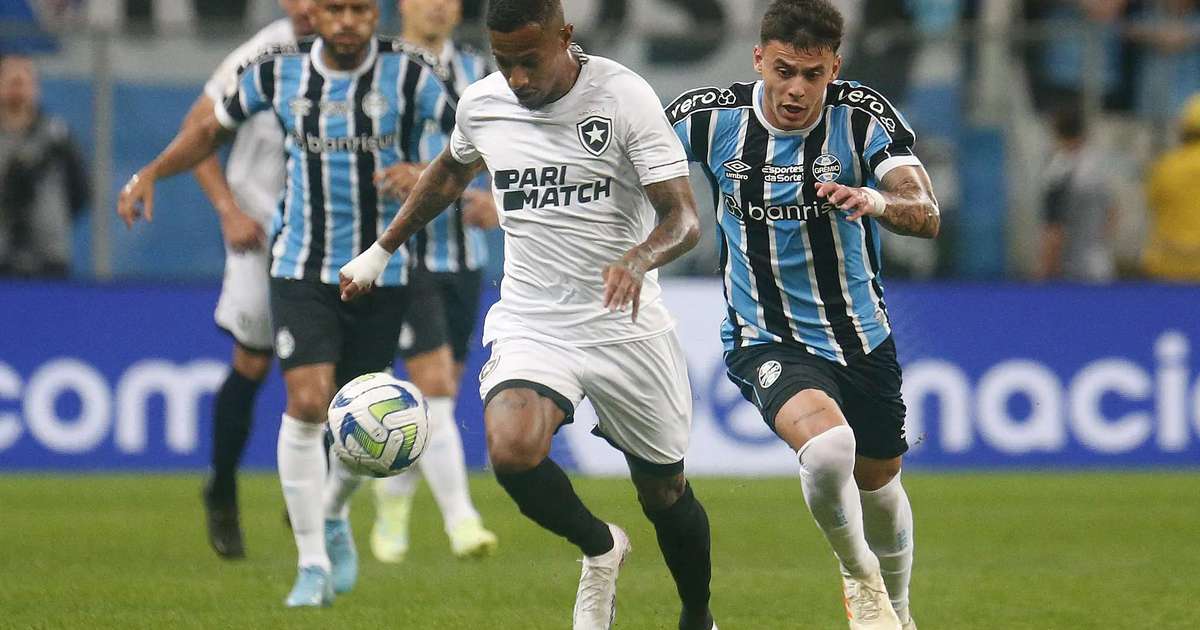 Grêmio x Botafogo hoje: onde assistir ao vivo o jogo do