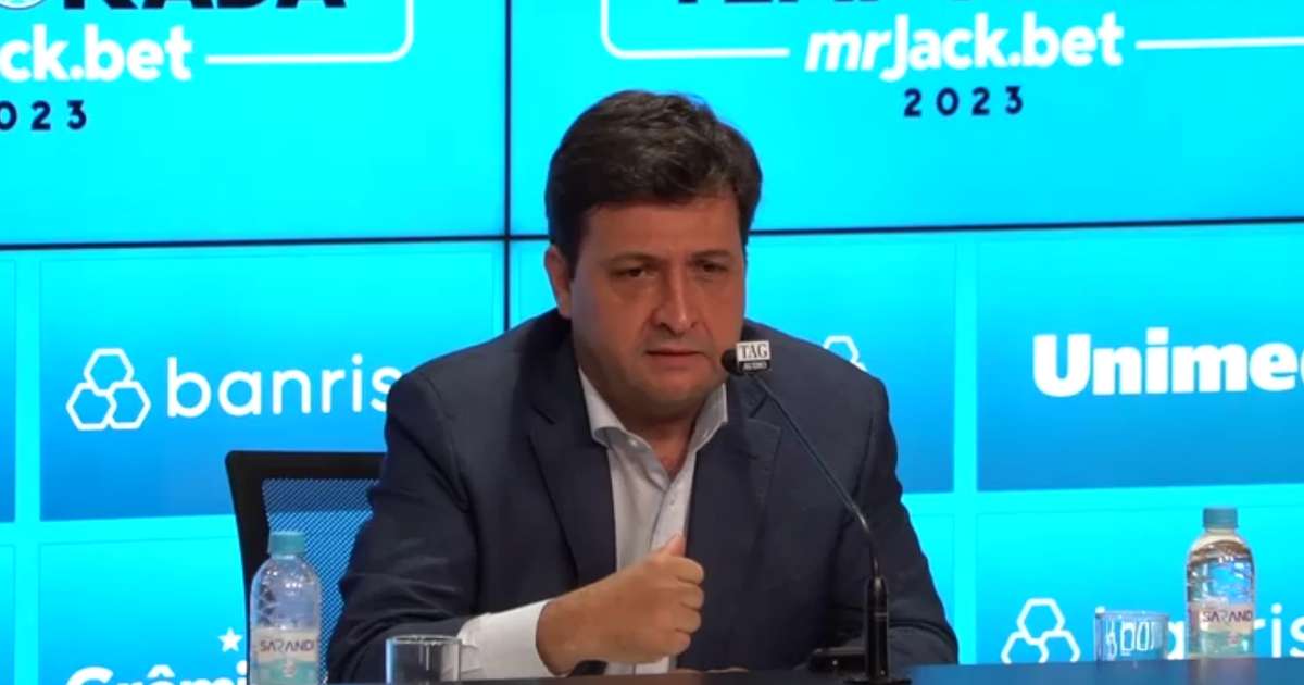 Presidente do Grêmio prevê guerra e decisão diante do Botafogo