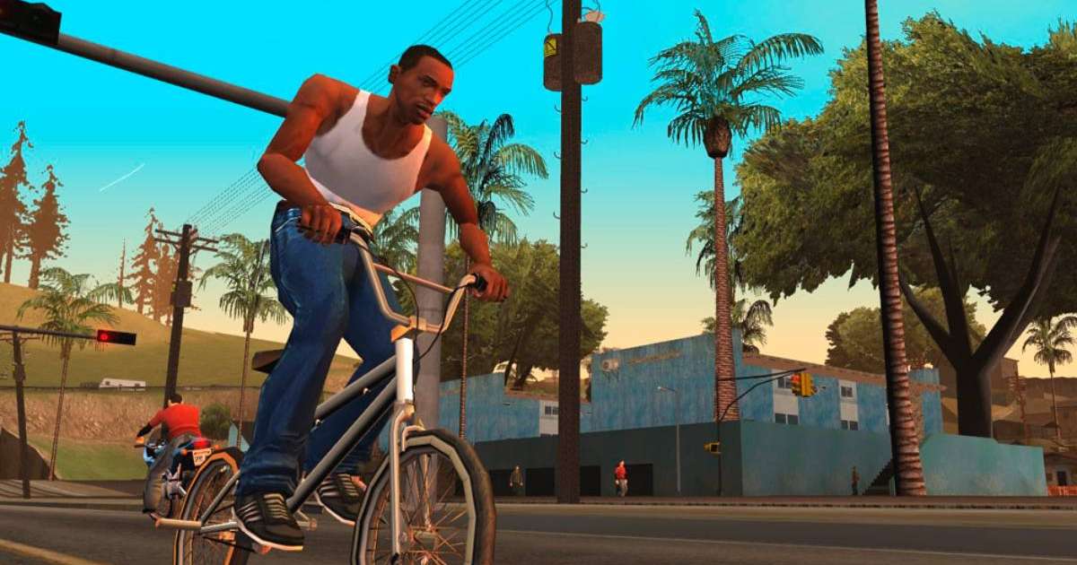 Adoro jogar gta san Andreas