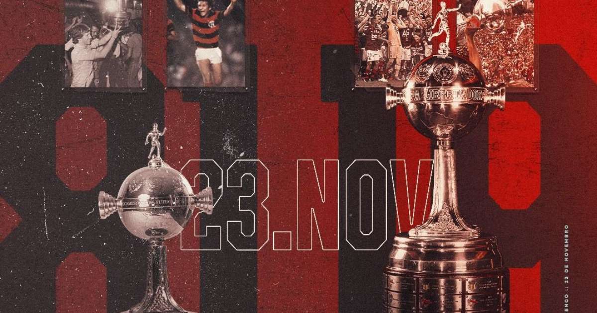 Torcida do Flamengo prepara mosaico para jogo contra o Bragantino, mas  comete gafe no resultado