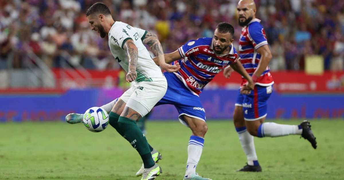 Zé Rafael elogia reação do Palmeiras contra o Fortaleza e celebra empate: 