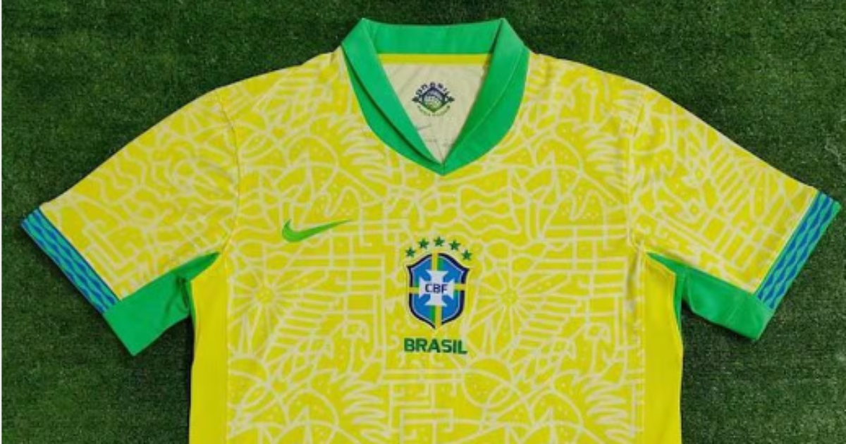 Nike apresenta nova terceiro uniforme da seleção brasileira; veja