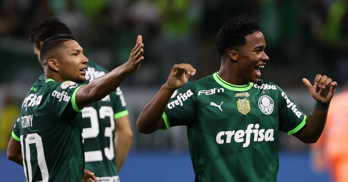 Endrick, do Palmeiras, é o artilheiro do Campeonato Brasileiro em novembro