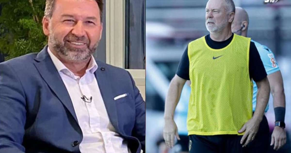 Augusto Melo se encontra com Mano Menezes no CT do Corinthians