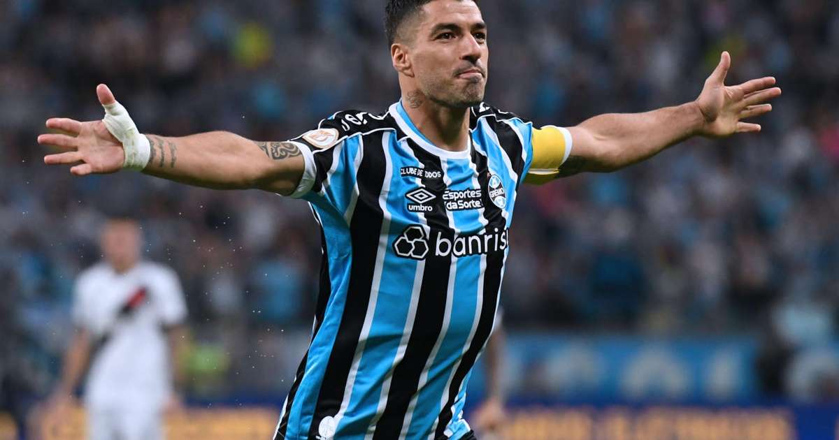 Com gol de Suárez, Grêmio vence o Vasco em despedida do camisa 9 da Arena