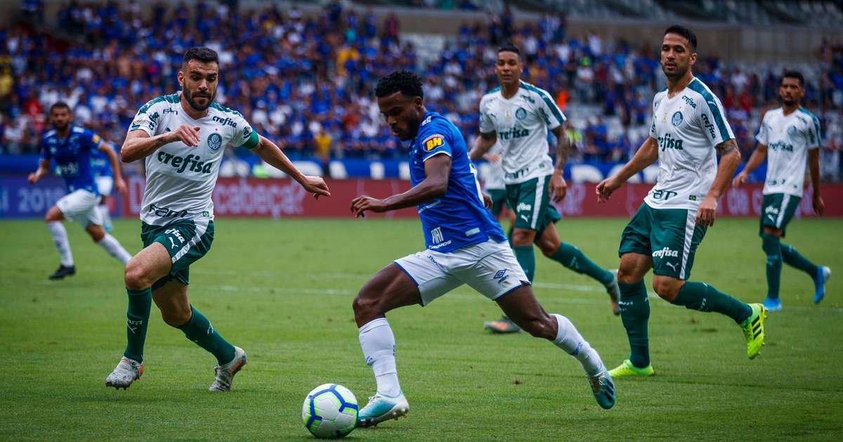Pode atrapalhar? Veja o retrospecto entre Palmeiras e Cruzeiro, jogo que pode definir o Campeão Brasileiro