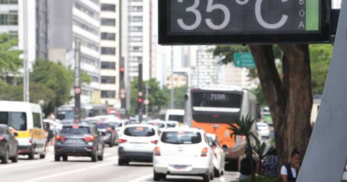 São Paulo tem dia mais quente do ano com 34,7ºC e bate recorde no
