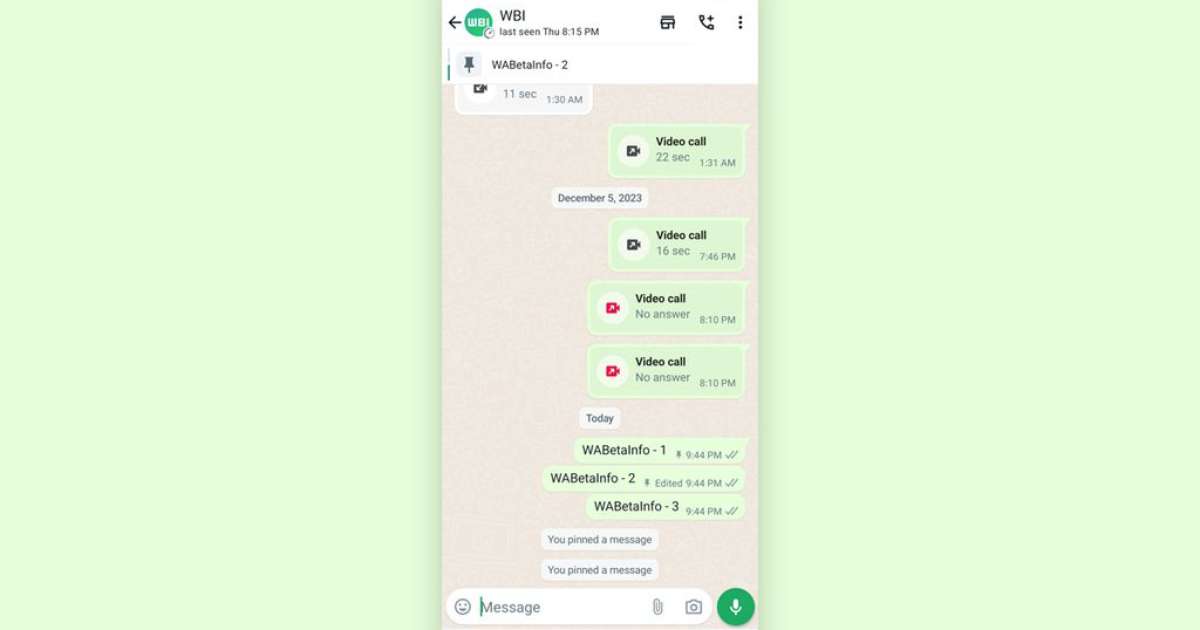 Whatsapp Pode Permitir Fixar Mais De Uma Mensagem Na Conversa 