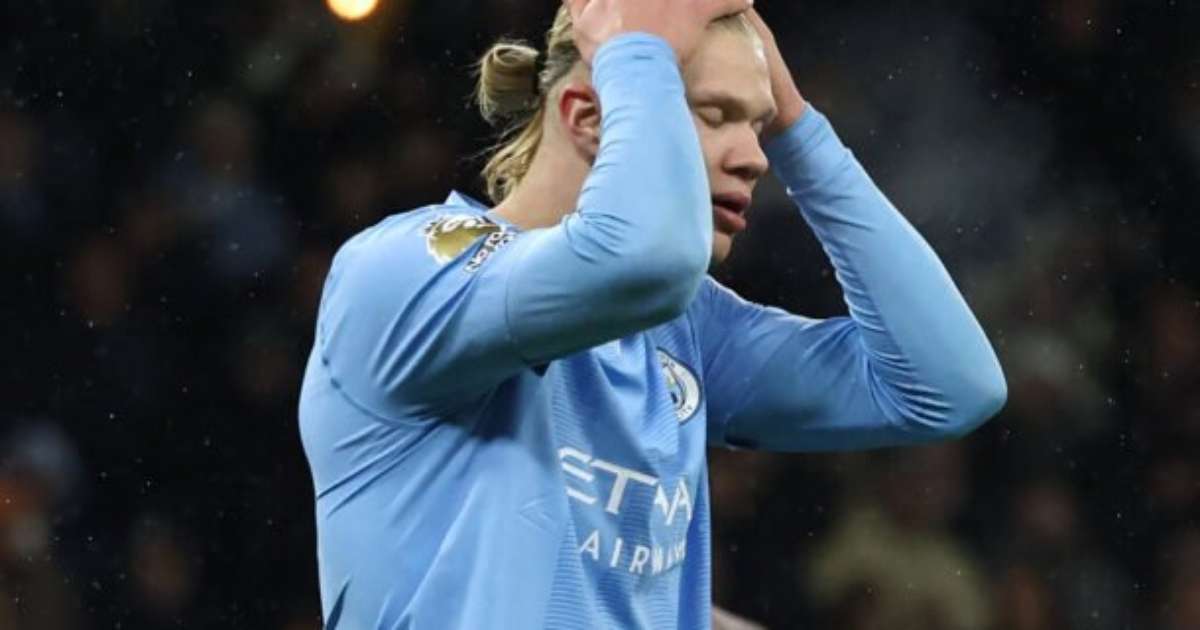 Sem Haaland, Manchester City tropeça em seu último jogo antes do Mundial