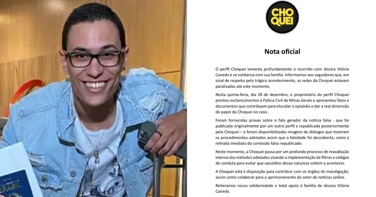 Choquei Reconhece Fake News Lamenta Morte E Diz Que Dono Prestou