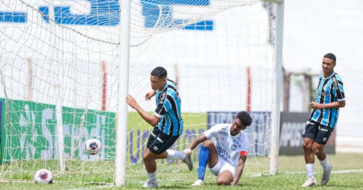 Grêmio arrasador na Copinha: 6 a 0 no Serra Branca-PB
