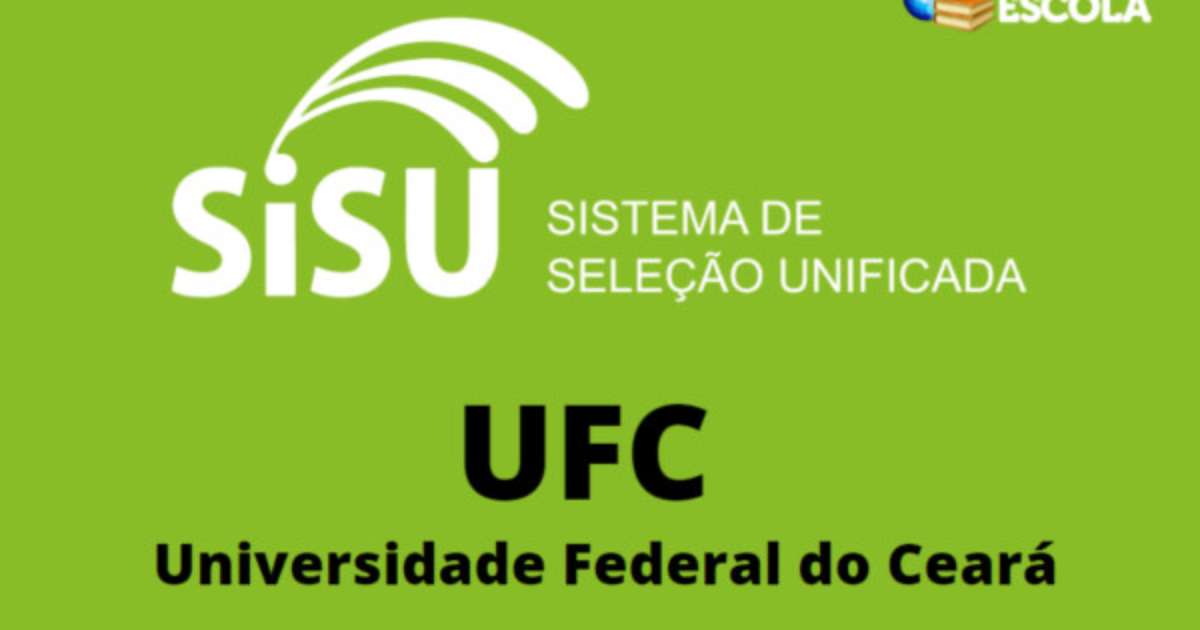 Vagas SiSU 2024 UFC ofertará mais de 6,2 mil chances