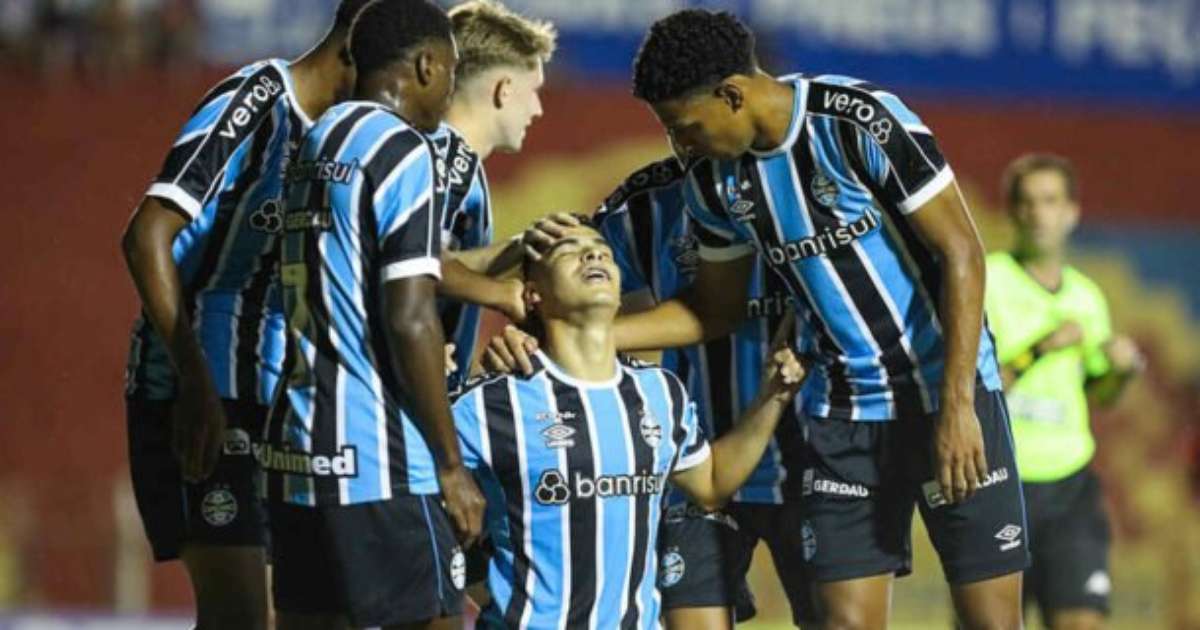 Grêmio liquida mais um na Copinha: 6 a 2