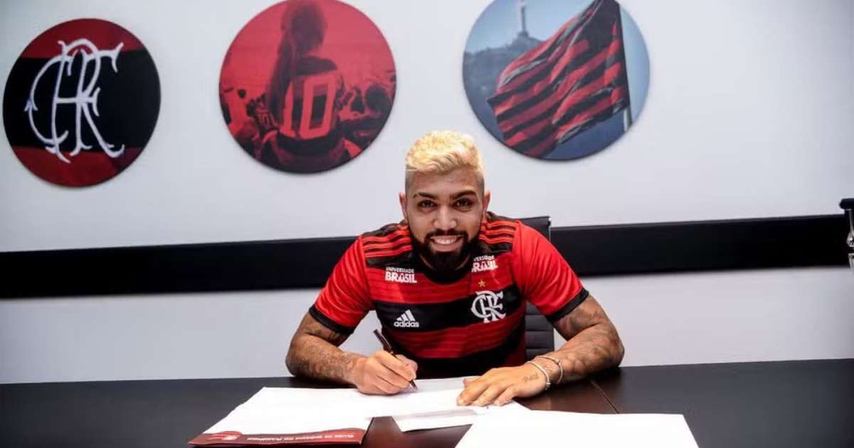 Flamengo publica homenagem a Gabigol pelos cinco anos de clube