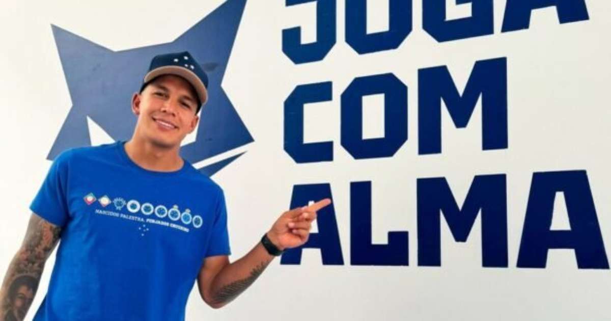Lucas Romero comemora retorno ao Cruzeiro: Estava com saudade