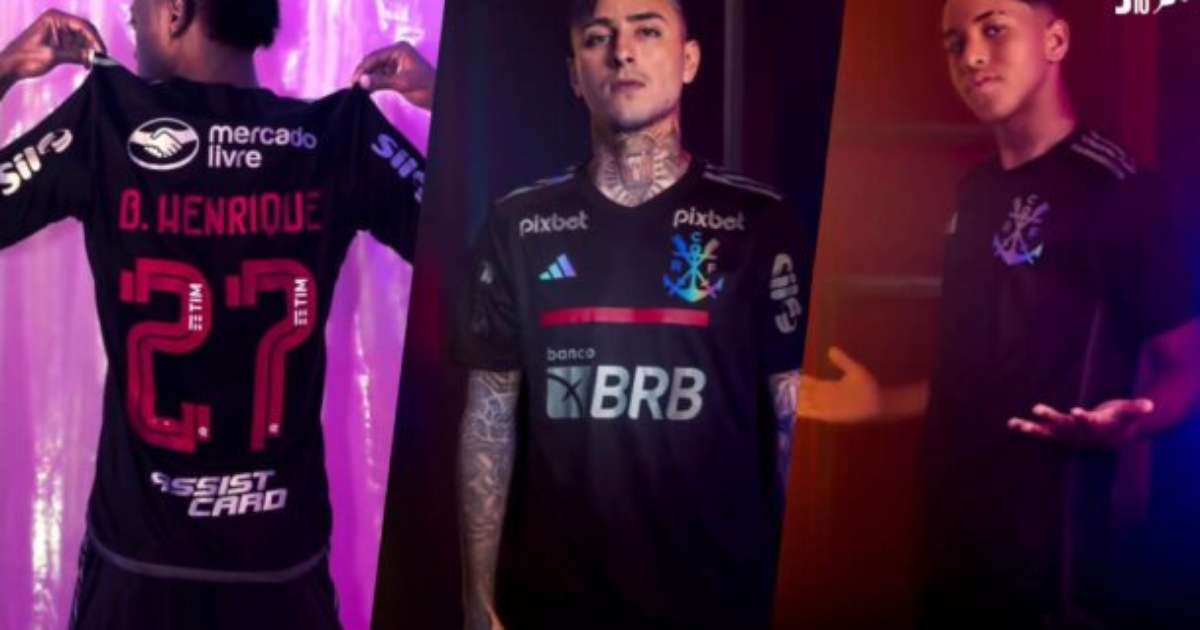 Flamengo planeja estrear terceiro uniforme nos EUA