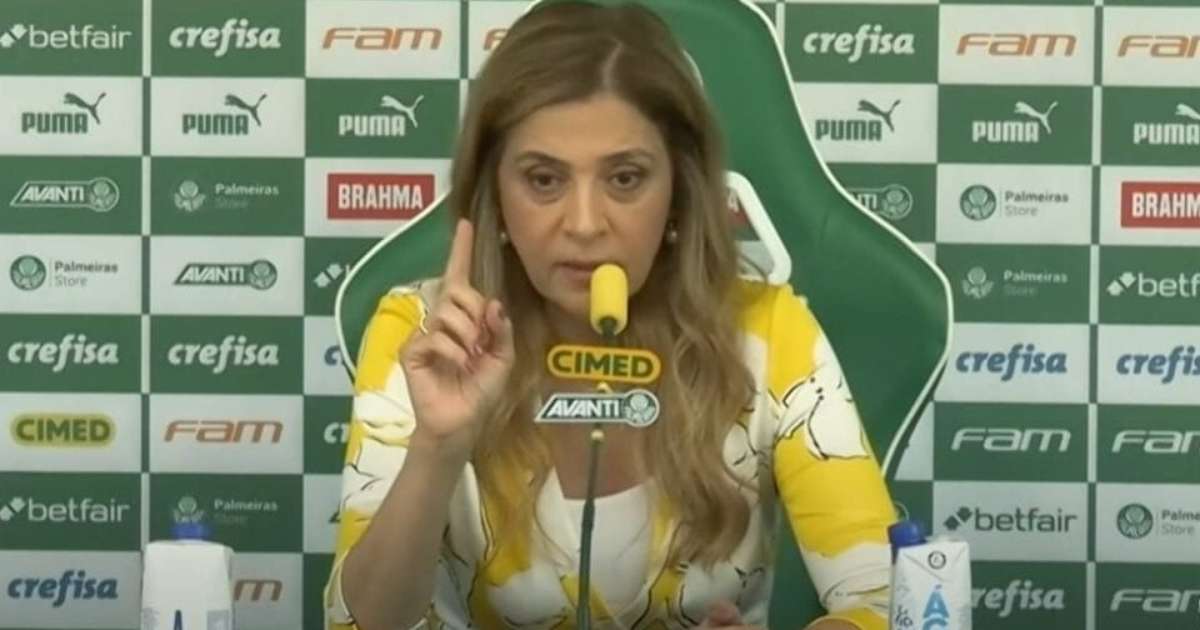 Presidente do Palmeiras, Leila Pereira define estratégia para suprir saída de Endrick