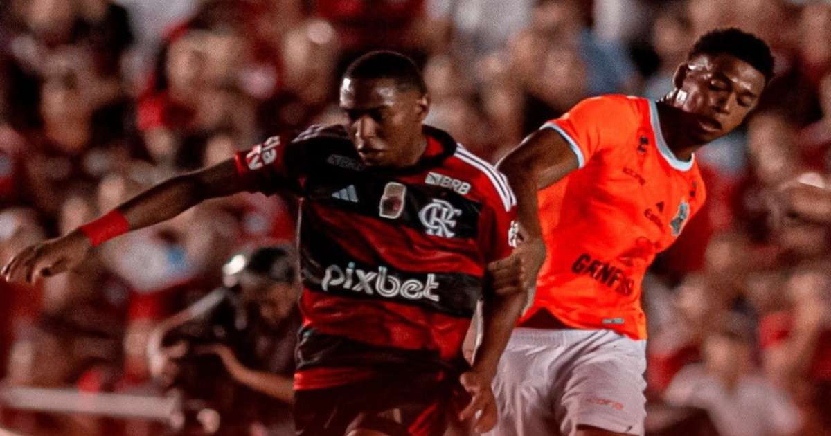 Em jogo ruim, garotos do Flamengo arrancam empate contra o Nova Iguaçu, em João Pessoa, pelo Cariocão