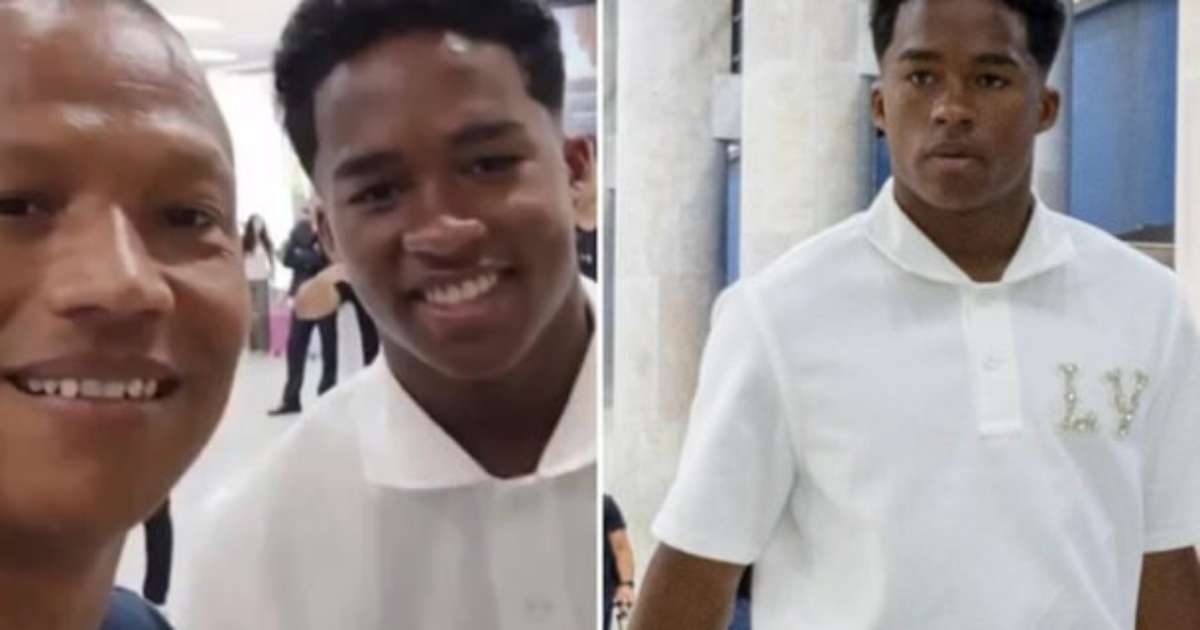 Endrick doa R$ 1.000 e emociona engraxate no Rio