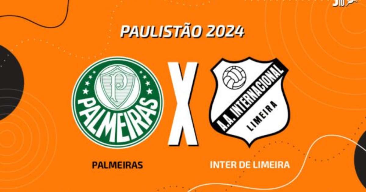 Palmeiras x Inter de Limeira, AO VIVO, com a Voz do Esporte, às 20h10