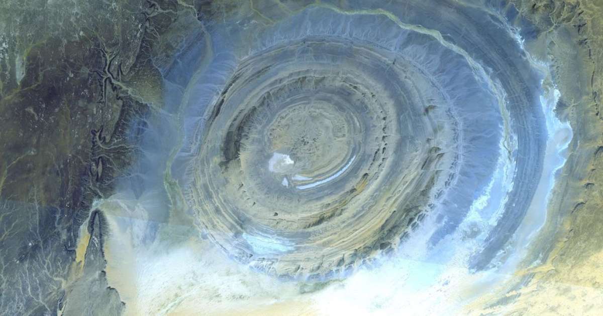 Das geologische Geheimnis des afrikanischen Auges, das nur vom Weltraum aus gesehen werden kann