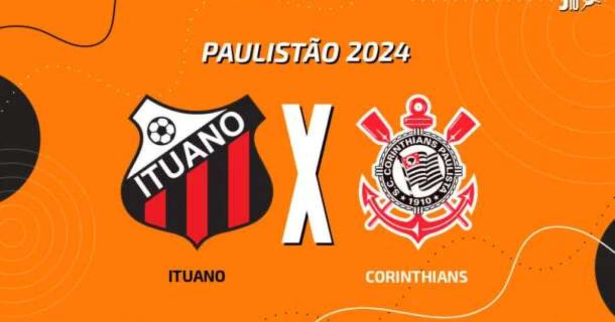 Ituano x Corinthians, AO VIVO, com a Voz do Esporte, às 18h
