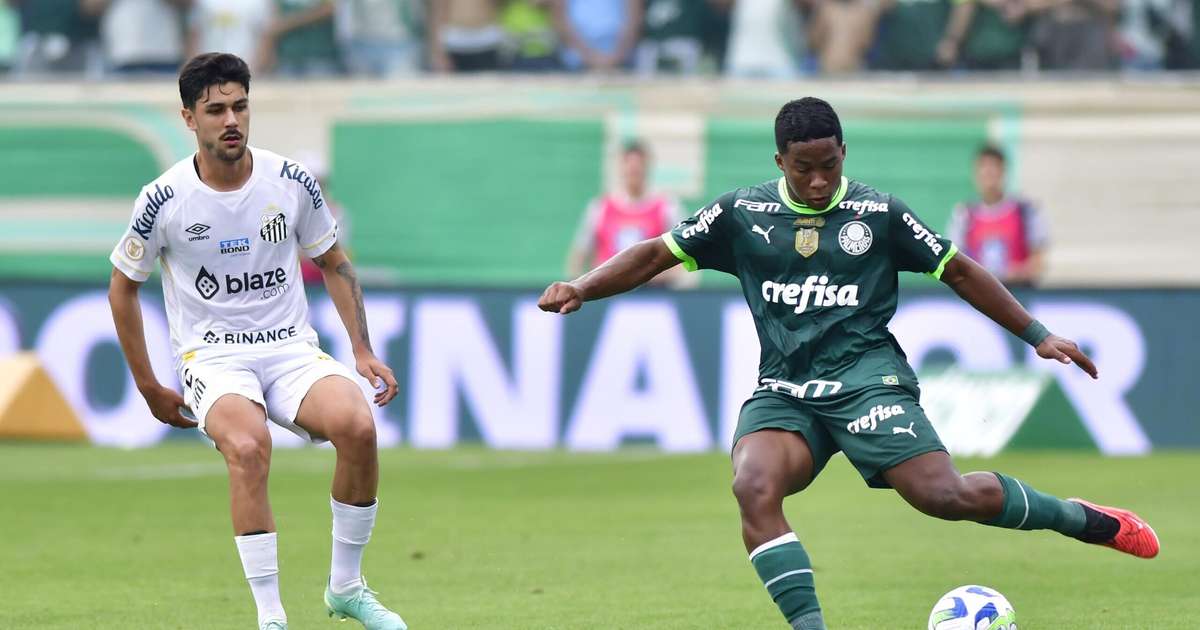 Palmeiras recebe o Santos em possível único jogo entre os rivais em 2024