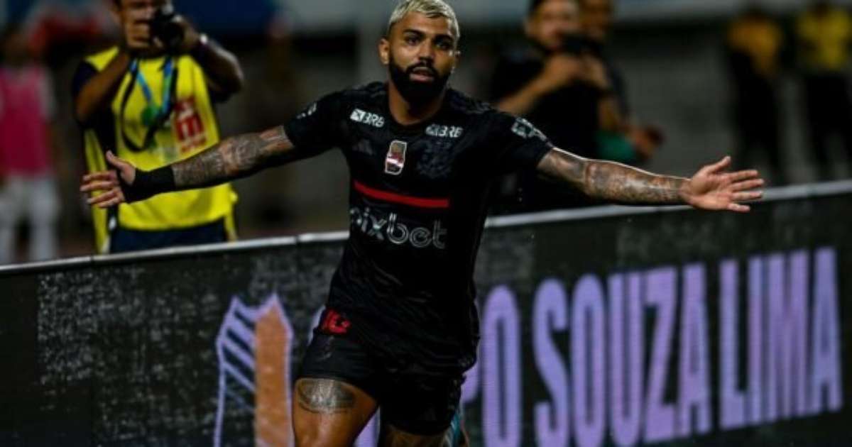 Gabigol celebra fim do jejum e diz que tem sorte em Belém