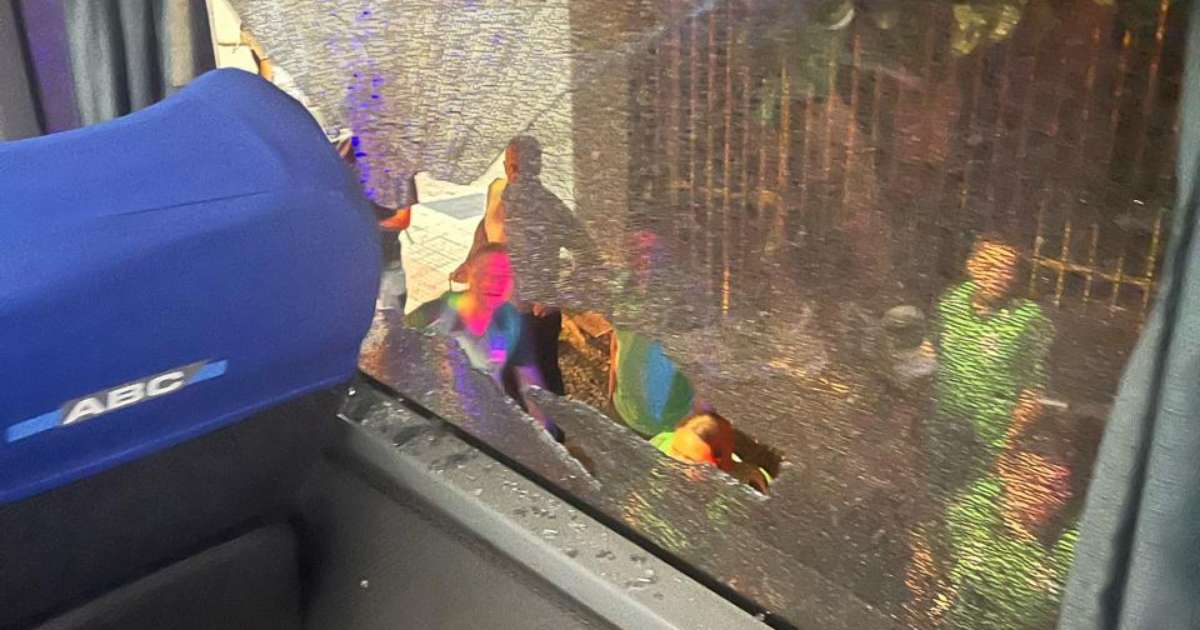 Torcedor do São Paulo ataca ônibus do Palmeiras em Belo Horizonte