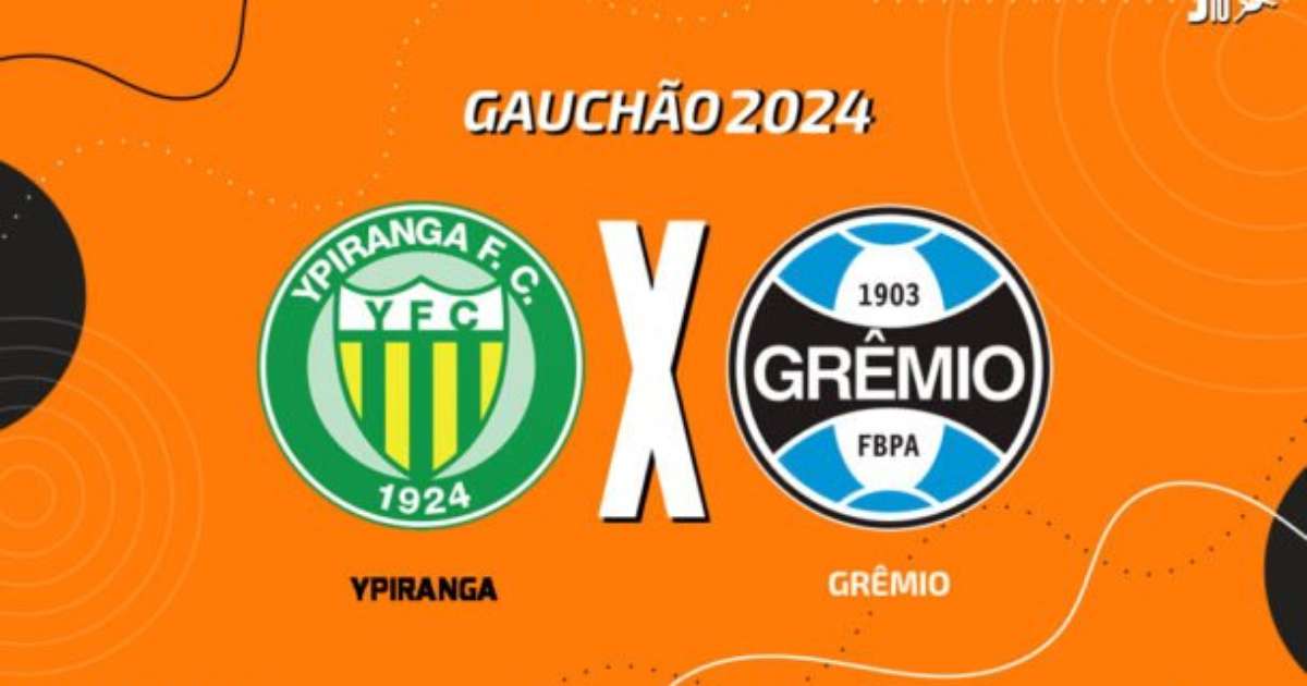 Ypiranga x Grêmio: transmissão, times e arbitragem na próxima partida.