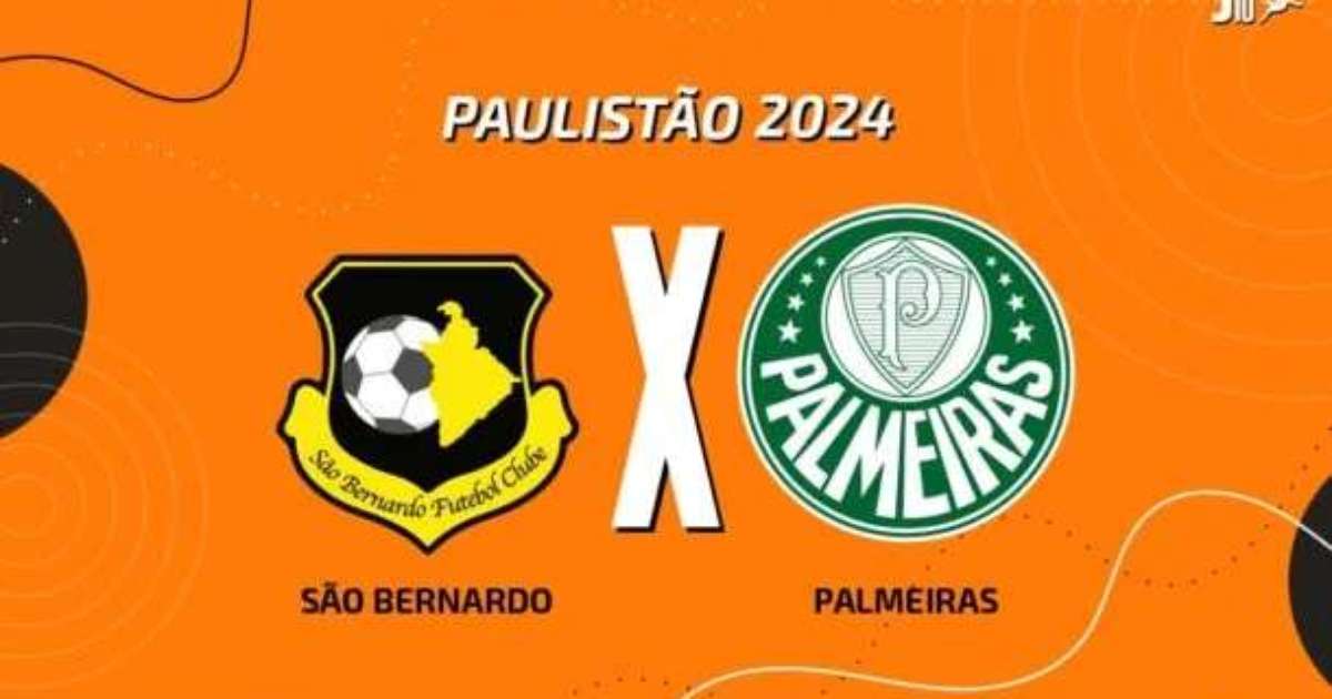 São Bernardo X Palmeiras, AO VIVO, Com A Voz Do Esporte, às 18h