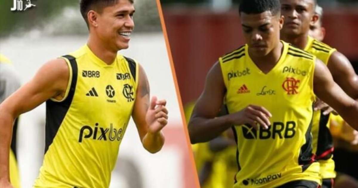 Titulares no Flamengo: Igor Jesus e Luiz Araújo se destacam nos treinos.