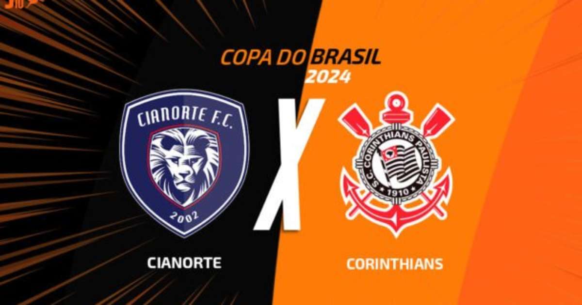 Transmissão, escalações e arbitragem de Cianorte x Corinthians no mundo do futebol