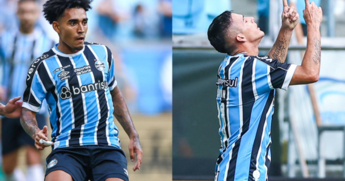 Novo duelo: Queiroz e Pavón como titulares no Gre-Nal pelo Grêmio.