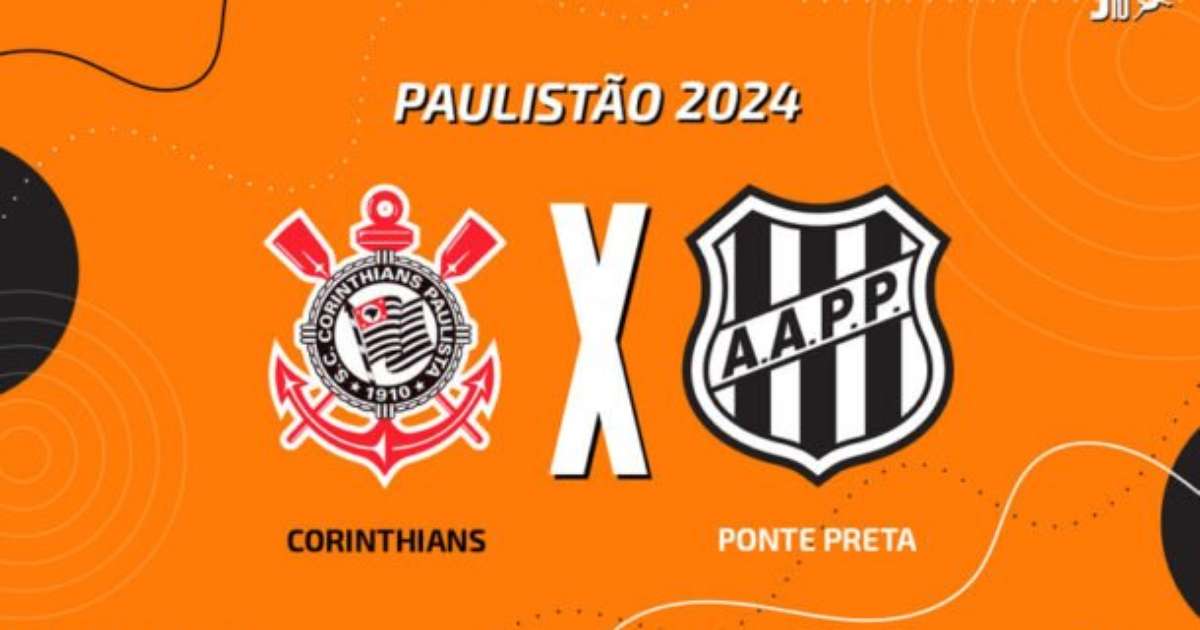 Transmissão Corinthians x Ponte Preta com a Voz do Esporte à 18h30.