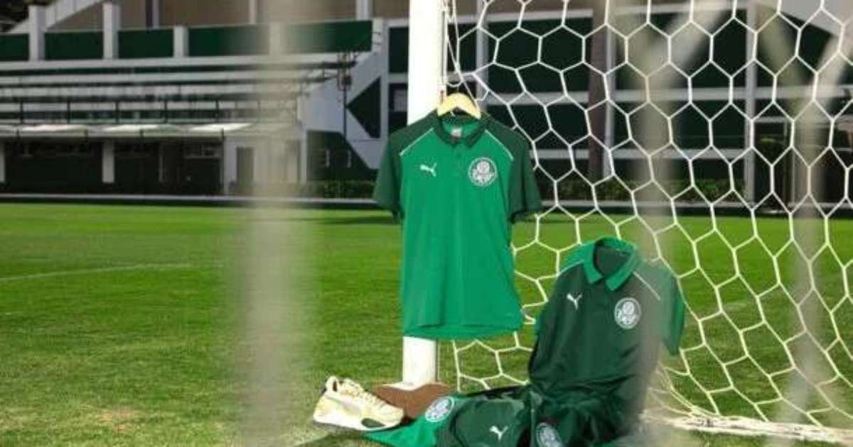 Palmeiras apresenta novos uniformes de treino e viagem para temporada 2024