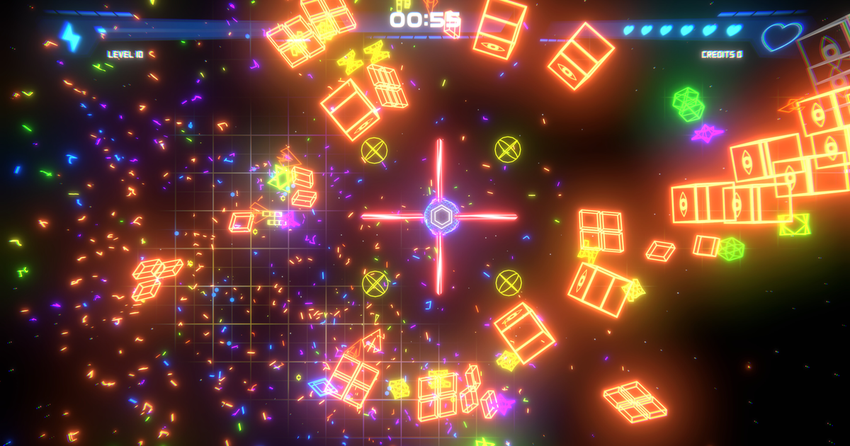 Geometry Survivor combina Geometry Wars com Vampire Survivors