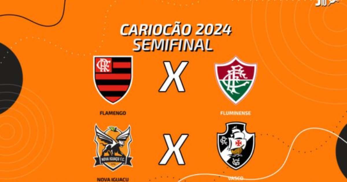 Semifinais do Campeonato Carioca definidas: Fla x Flu e Nova Iguaçu x Vasco